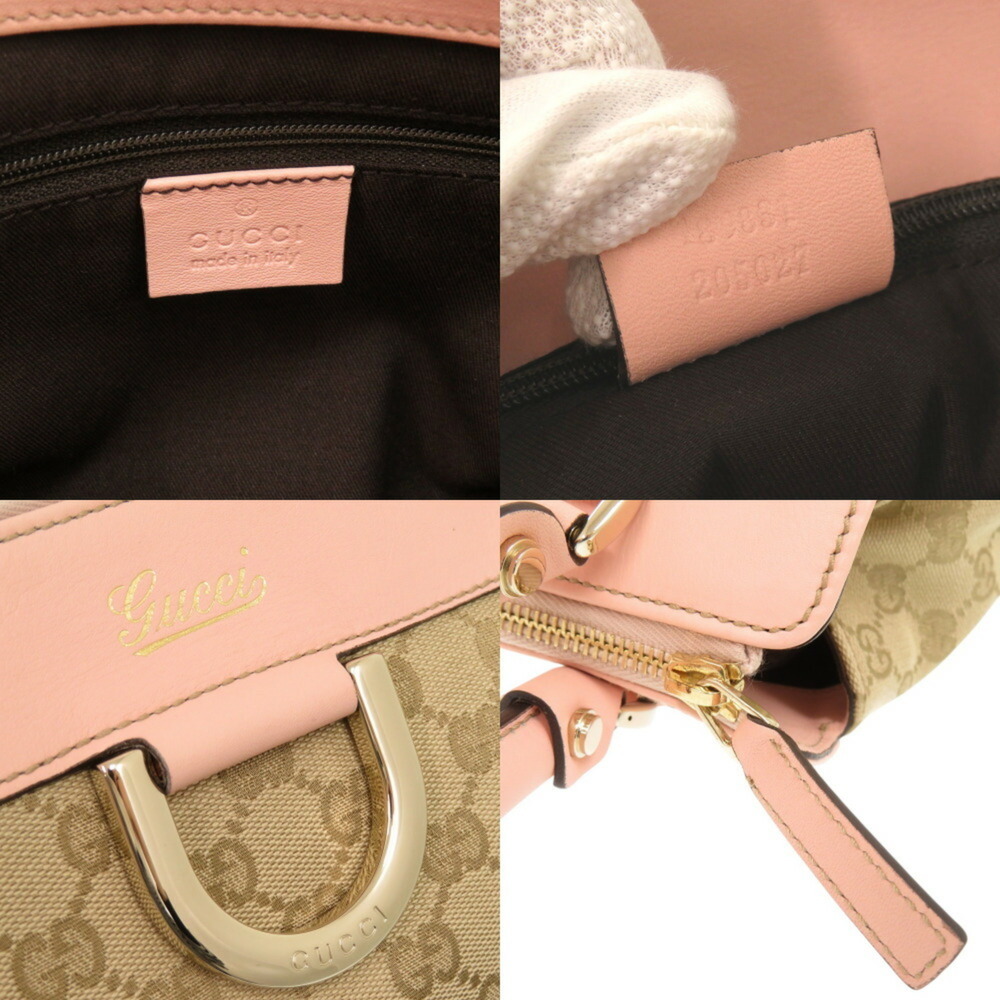 GUCCI Authentic Cream Leather Tote Bag - Picture 9 of 11